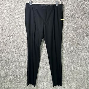 The Savile Row Company Dress Pants Men's‎ 40" x 39" (unhemmed) Strand Black New